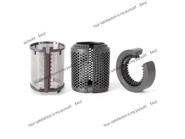 Hair Dryer Inner Filter + Outer Filter Cage for Hair Dryer HD01 HD03 HD08 Models, with Filter Cleaning Brush A