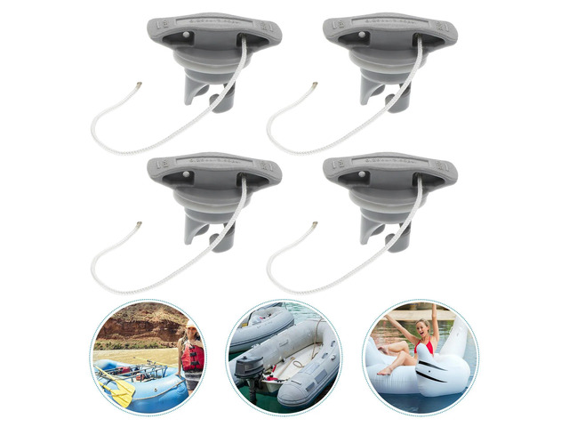 4pcs Kayak Caps Air Covers Inflatable Boat Air Plugs Kayak Parts