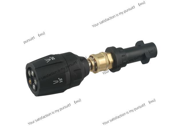 5 in 1 Pressure Washer Spray Nozzles and Adapter for Karcher K2 K3 K4 K5 K6 Models Convenient Cleaning Accessory