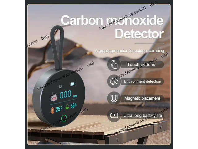 Carbon Monoxide Detector RV Camping Vehicle CO Detector Home Travel Air Detector