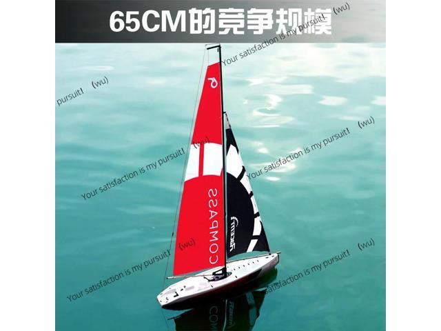 2 Channel Remote Control Sailing Water Remote Control Boat Electric Toy Boat Remote Control High Speed Sailing Competition