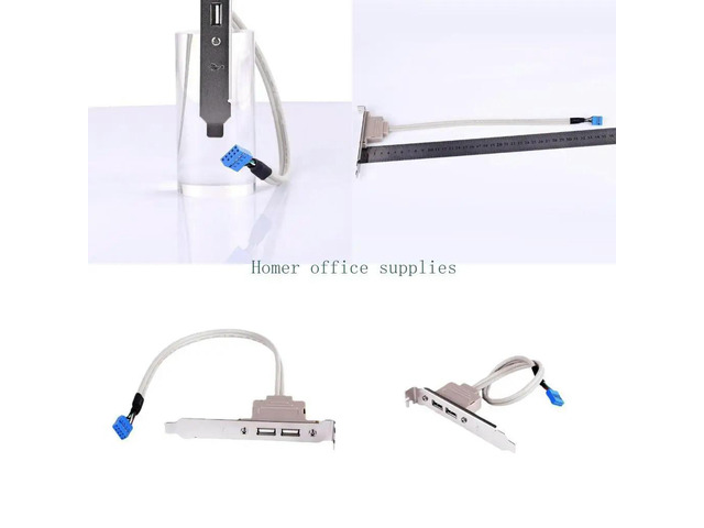 Computer for Case Female Back Panel USB 2.0 9pin Double Copper Wire 0.3 Meters
