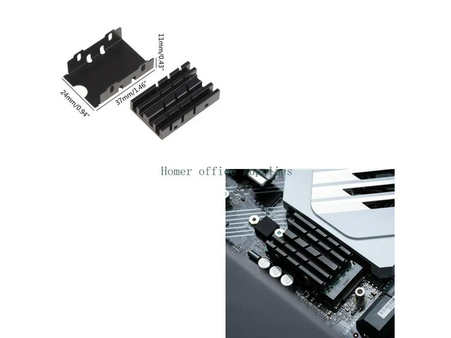 Heat Sink for 2242 SSD Hard Drive Heatsinks Aluminum Radiator Passive Cooling for M.2 NVME Hard Drive Disk Cooler