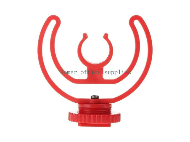 1pcs Universal Cold Shoe Mount Plastic Microphone Adapter for Videomicro and Microphone