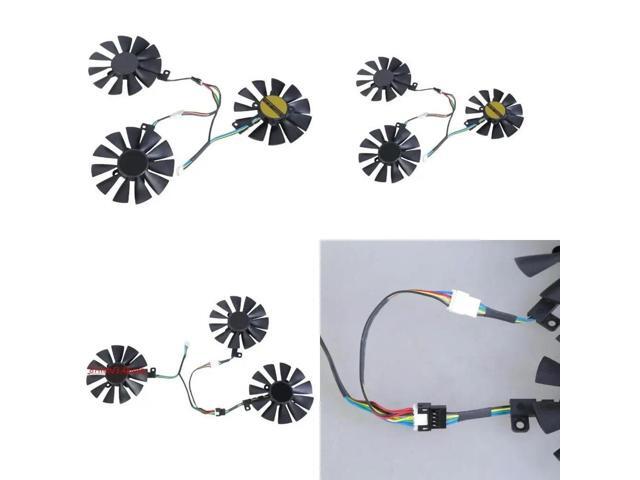 3Pcs FDC10U12S9-C FDC10H12S9-C 87mm Coolers Fan Easy Installation Heat Management Cooling Fan Management for GTX1070