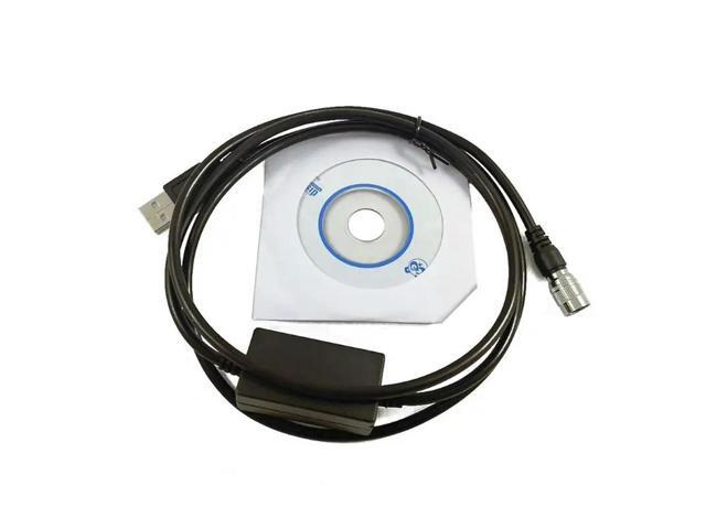 Data Download Cable USB to Hirose Connector 6pin Connector for 7 / 8 / 10 / XP For Topcon Sokkia Gowin South