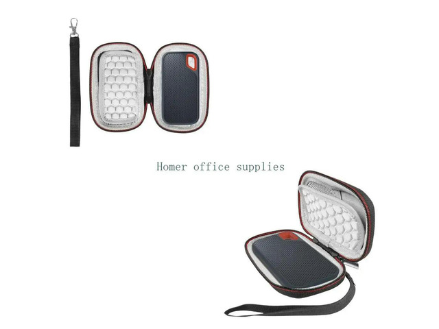 Bag for San Disk E61 SSD Handheld Waterproof Travel Protect Handbag EVA Pouch for Case with Lanyard