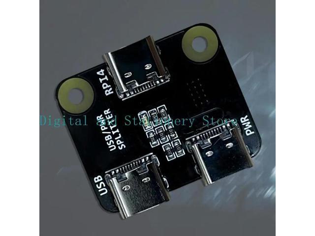 USB Power Distributor Splitter for RPI BliKVM and PiKVM Development Board for Remote Control Overtip Server