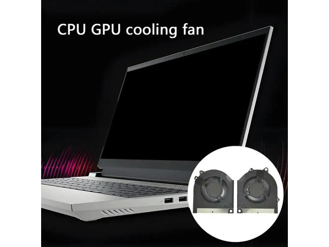 CPU + GPU Cooling Fan Laptops Coolers Fan for G15 5530 2023 Fan Radiators
