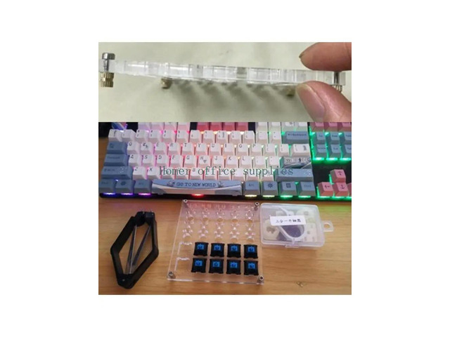 Double Layer Switch Lubricate Board 2-in-1 Mechanical Keyboard Switch Tester Base DIY Tool Lube Modding Station Platform