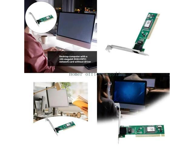 100Mbps High Performances PCI Networking Card Not Driver Setups for Desktop Support