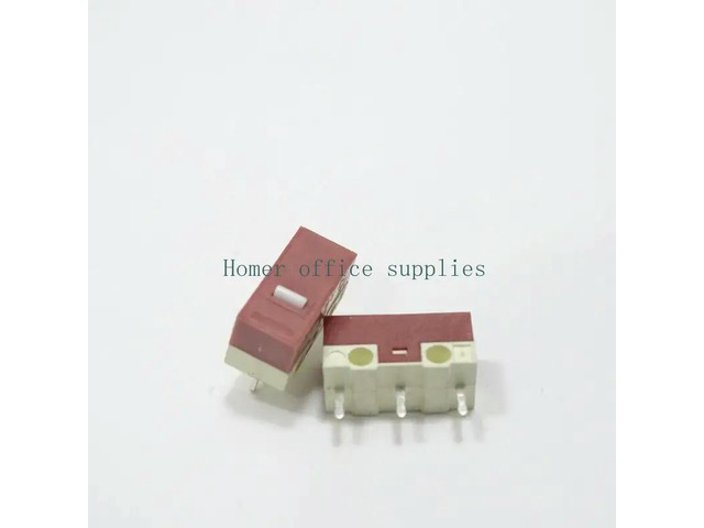10Pcs Mouse Momentary Push Button Micro Limit Switch 3Pins 20Million for HUANO Silent Mouse Micro Switch