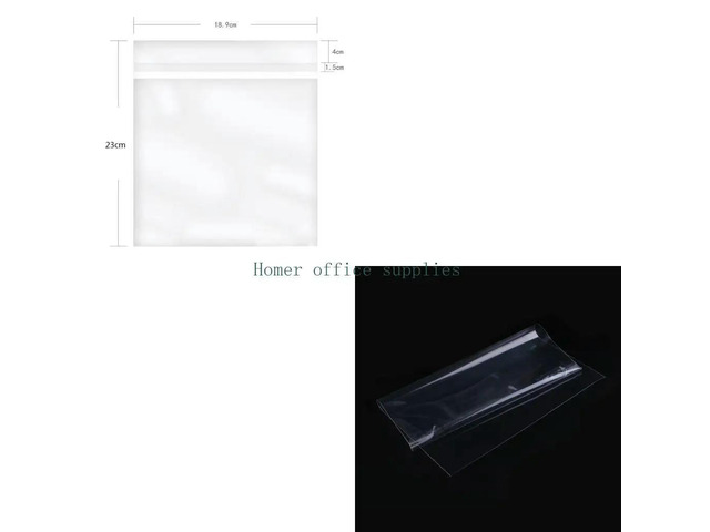 50Pieces 7' Recording Protective Sleeve for Turntable Player for LP Vinyl Record Adhesive Records Bag Anti-static