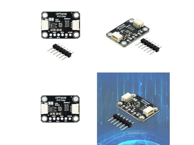 OPT4048 Multifunction XYZ Light Analysis Breakouts Board With TrueColors Space Matching And Threshold Alerts Features