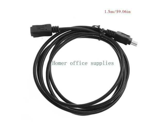 Mini USB 2.0 Type B Male To Female Extention Cord Converter Adapter Cable 1.5m