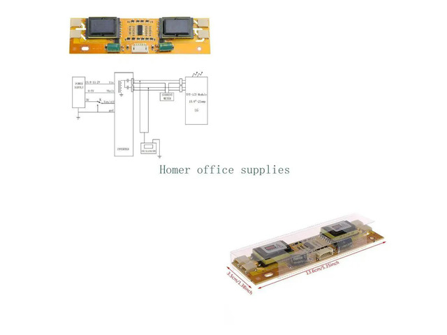4 Lamp Single Port High Pressure Inverter Board LCD Screen Panel Monitor CCFL