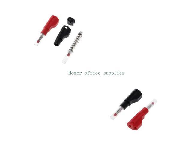 10 Pcs 4mm Male Retractable Sheath Stackable Banana Plug Wire Solder Connector