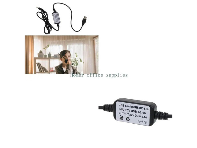 Industrial-grade Walkie-Talkie Charging Cable ABS & l Lightweight Cable fitting for VX-5 VX-5R VX-6E VX-6R VX-7E