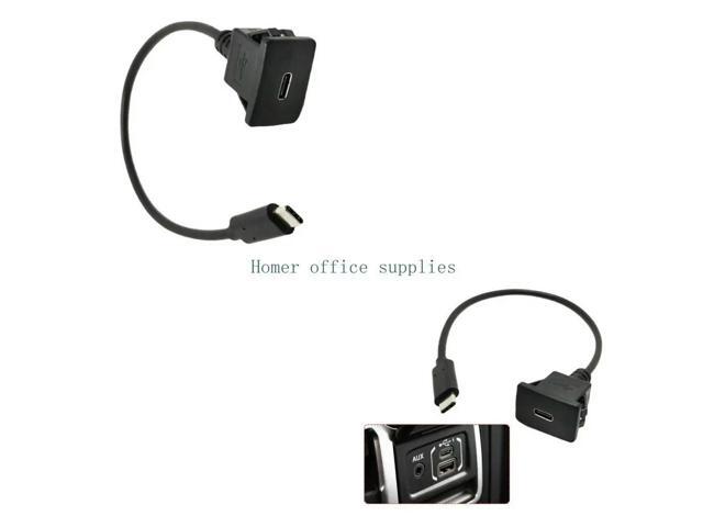 High Speed Type C Cable Extension for Car Truck Boats Motorcycle Dashboard