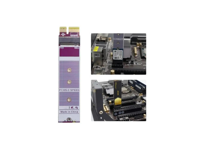 PCIE 5.0 To M.2 M M.2 Support Adapter Card NVME Expansion Hard Drive 8Gbps Easy Installation