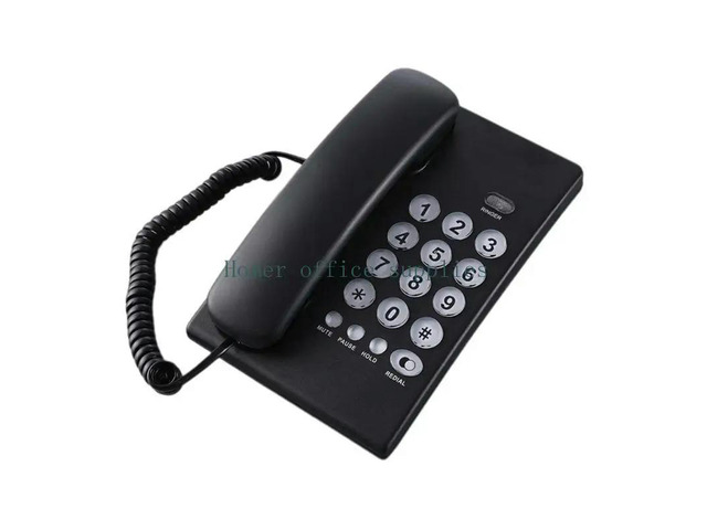 Corded Telephone Desktop House Phone Emegency Telephone Elderly Big Button Integrated Telephone for Home Office