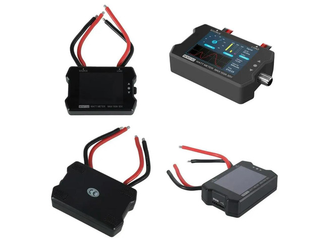 Power Testing Equipment WM150 150A 50V Watt Meter Power Tester LCD Display