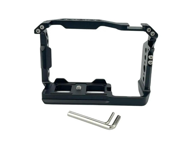 Aluminum Camera Cage for ZV E10 II with Ergonomic Grip and Multiple Interfaces