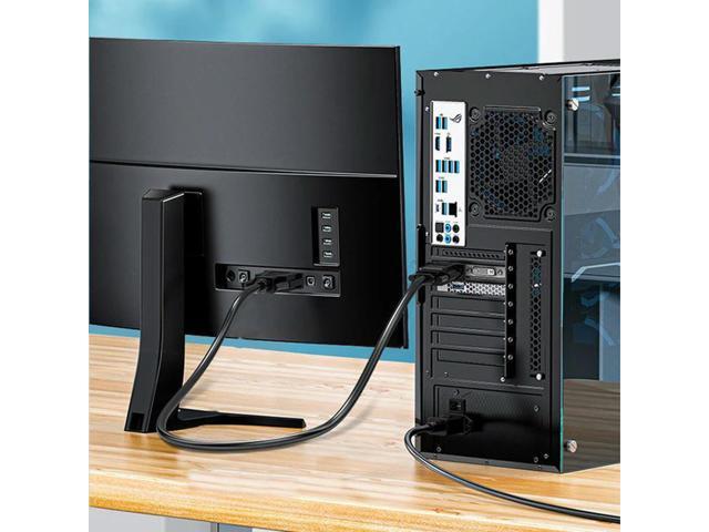 DVI to VGA Convert Cable 24+1 DVI to VGA Plug Adapter Extend Wire Desktop Computer Laptop PC Connect Projector HD Monitor Line