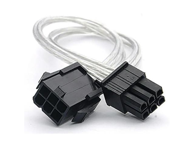 6 Pin Male to 6 Pin Female Cable Tinned Copper PCI Express Power Converter Cable Video Graphics Card 6Pin to Pin PCI-E for PC