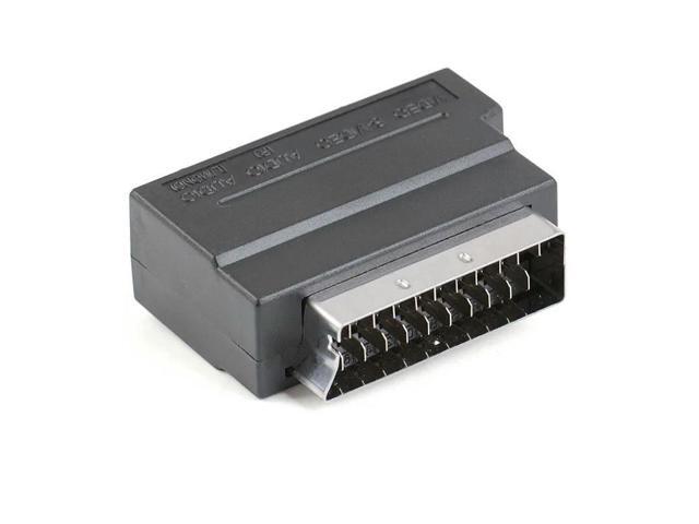 21 Pin RGB Scart To 3 RCA S-Video AV TV Adapter Composite Video Left Right Audio Converter Connect Television Projector Cable
