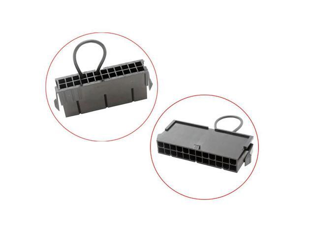 24PIN ATX Power On Off Switch Jumper Bridge PSU Test Connector Not Connect PC Motherboard Start Connector Power Box Adapter