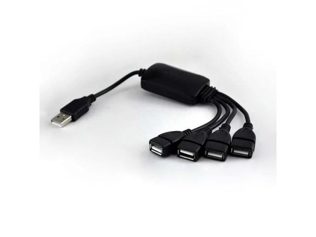 USB2.0 HUB 1 In 4 Out Cable Splitter Converter for Laptop Notebook Phone Charging Dock Extend Charging Adapter for PC Computer
