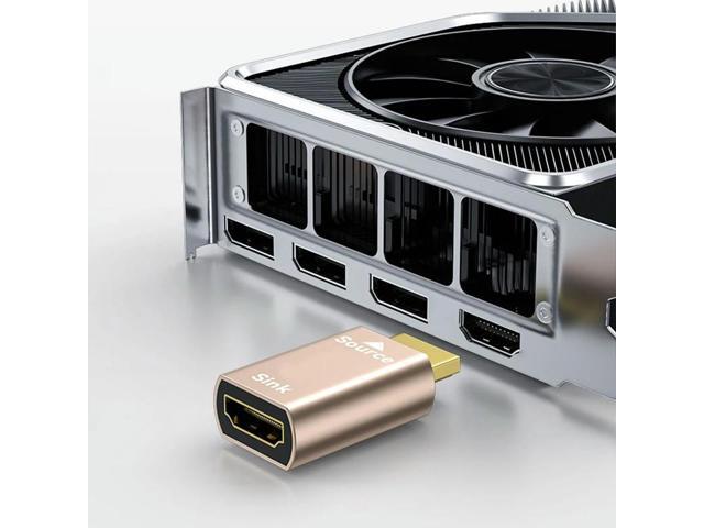 with HDMI Lock Screen Dummy Plug Virtual Display 4K Graphics Card Remote Control PC Ghost Display Adapter Load DDC EDID Dongle