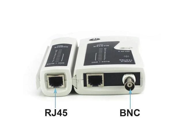 OULLX BNC Coaxial RJ45 Cable Lan Tester Network Tester Cat5 Cat 6 Cat7 UTP Networking Tool Network Repair Kit Remote Test
