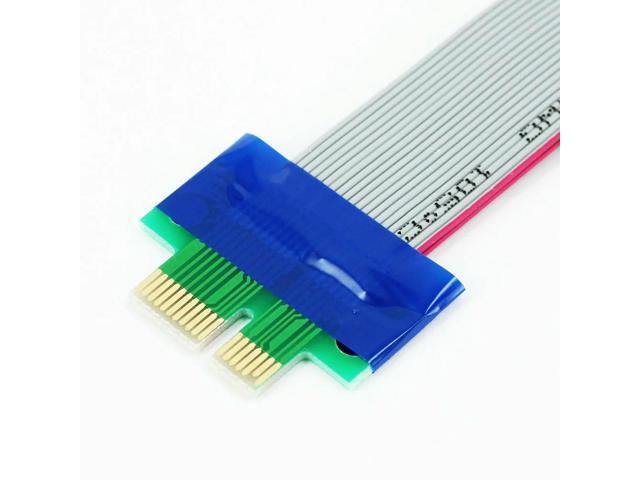 PCI Express PCI-E 1X Male to PCIe Female Extension Cable for Motherboard Riser Card Extender Extension Ribbon Adapter for PC