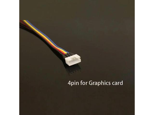 4 Pin to Mini 4 PIN Fan Convert Cable PWM to VGA Fan Extend Cord GPU Cooling Fan Connector Video Card Fan Connect Power Wire