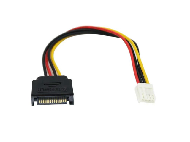 SATA Power Cable Mini 4Pin Female to 15PIN Male Plug Convert Cord Floppy FDD Power Wire Connect IDE Adapter