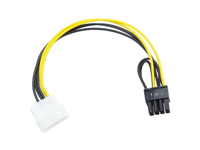 PC Computer Power Cable Host Case Motherboard Big 4 Pin IDE D Molex to Graphic Video Card 8 Pin 6+2 Pin GPU Power Supply Cord