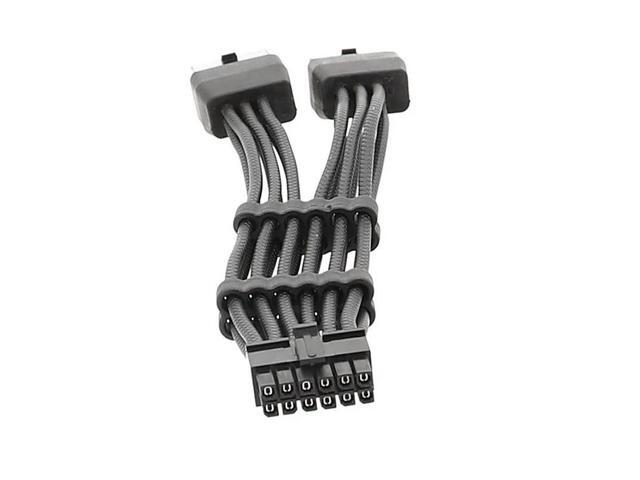 Power Cable Adapter for RTX3080 RTX3090 PCIE GPU Graphics Card Power Cord 16AWG Mini 12Pin to Dual 8 Pin Convert Wire