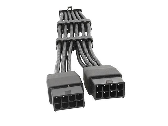Power Cable Adapter for RTX3080 RTX3090 PCIE GPU Graphics Card Power Cord 16AWG Mini 12Pin to Dual 8 Pin Convert Wire