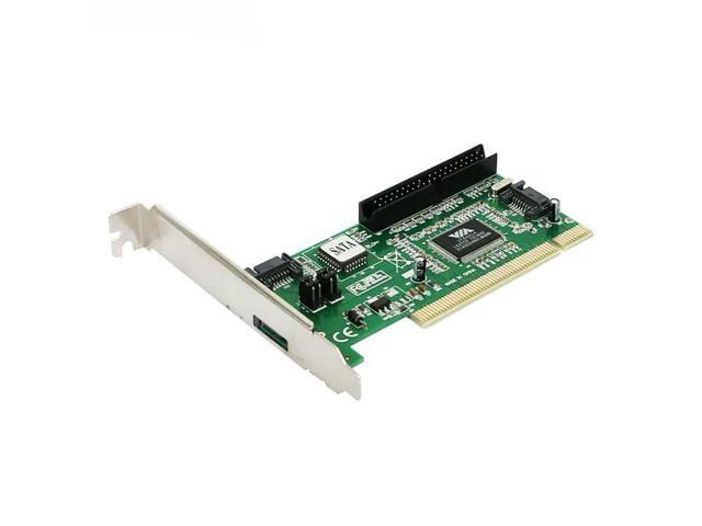 VIA6421 PCI to SATA PATA Hard Disk Converter PCI to IDE Extend Card for Desktop PC RAID Dual Channel Serial ATA Disk Array Card