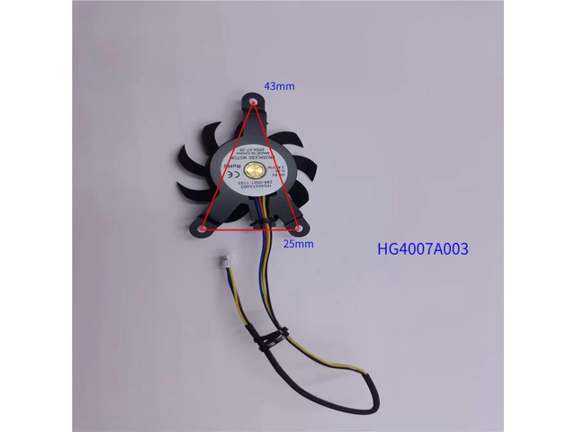 for mechanic creator mini 2 HG4007A003 5V 4007 4cm bracket cooling fan