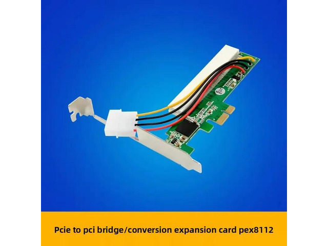 PCI-E X1 to PCI Bridge Adapter Card PEX8112 Driver-Free Plug & Play