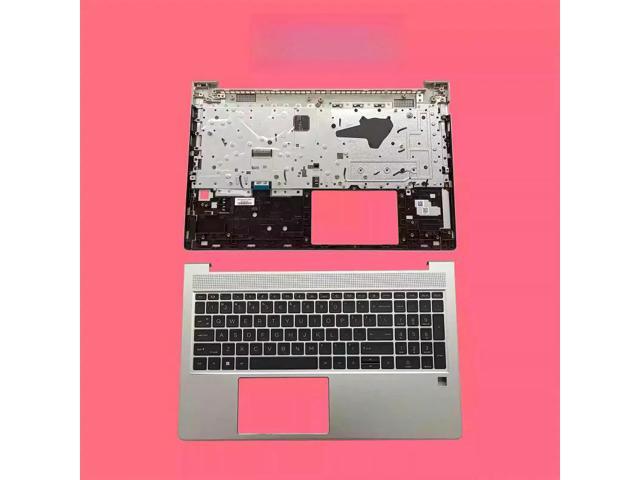 Palmrest For Probook 450 G8 455 G8 With Backlit US Keyboard M21742-001 silver