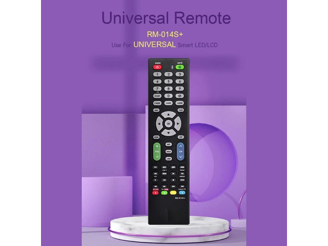 Universal TV Remote RM-014S+ Television Remote Controller Quick Responses for LCD/LED Tvs Replacement Accessory
