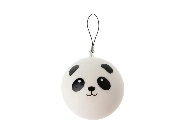 Cute Panda Squishy Steamed Bun Bag Phone Pendant Lanyard Keychain Kid Toy Gift