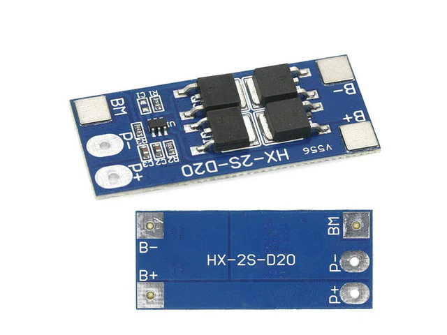 2S 7.4V 8.4V Lithium Protection Board 13A Operating Current 20A Limiting