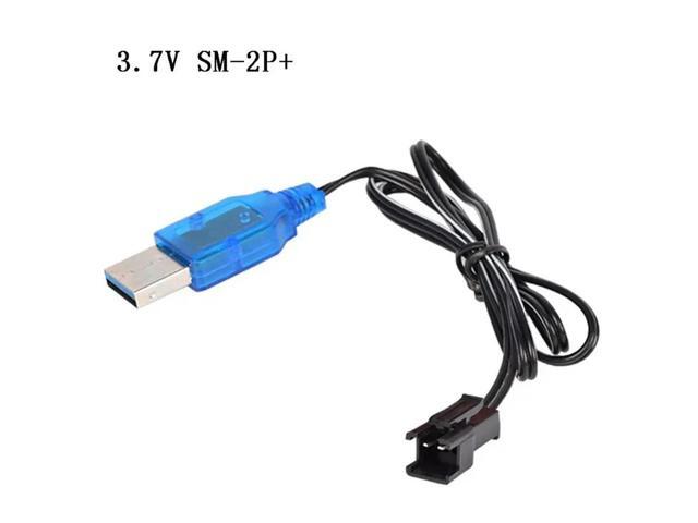 3.7V USB Charger SM For RC Helicopter Quadcopter Toys Car Model Truck Charger Spare Parts for Electric Toys