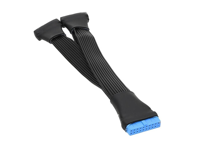 Mainboard Usb3.0 Male To Female Extension Splitter Cable USB3.0 19/20pin Computer Main Board Connector Diy Expansion
