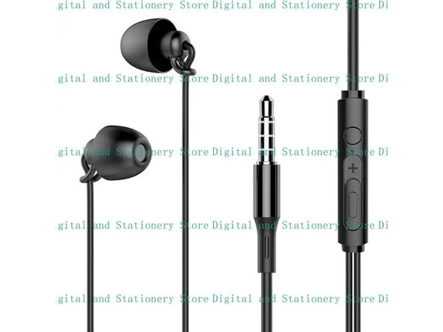 Noise Reduction Headphones with Microphone 3.5mm Wired Earphones Sleeping Headphone Give You a Good Sleep Black White